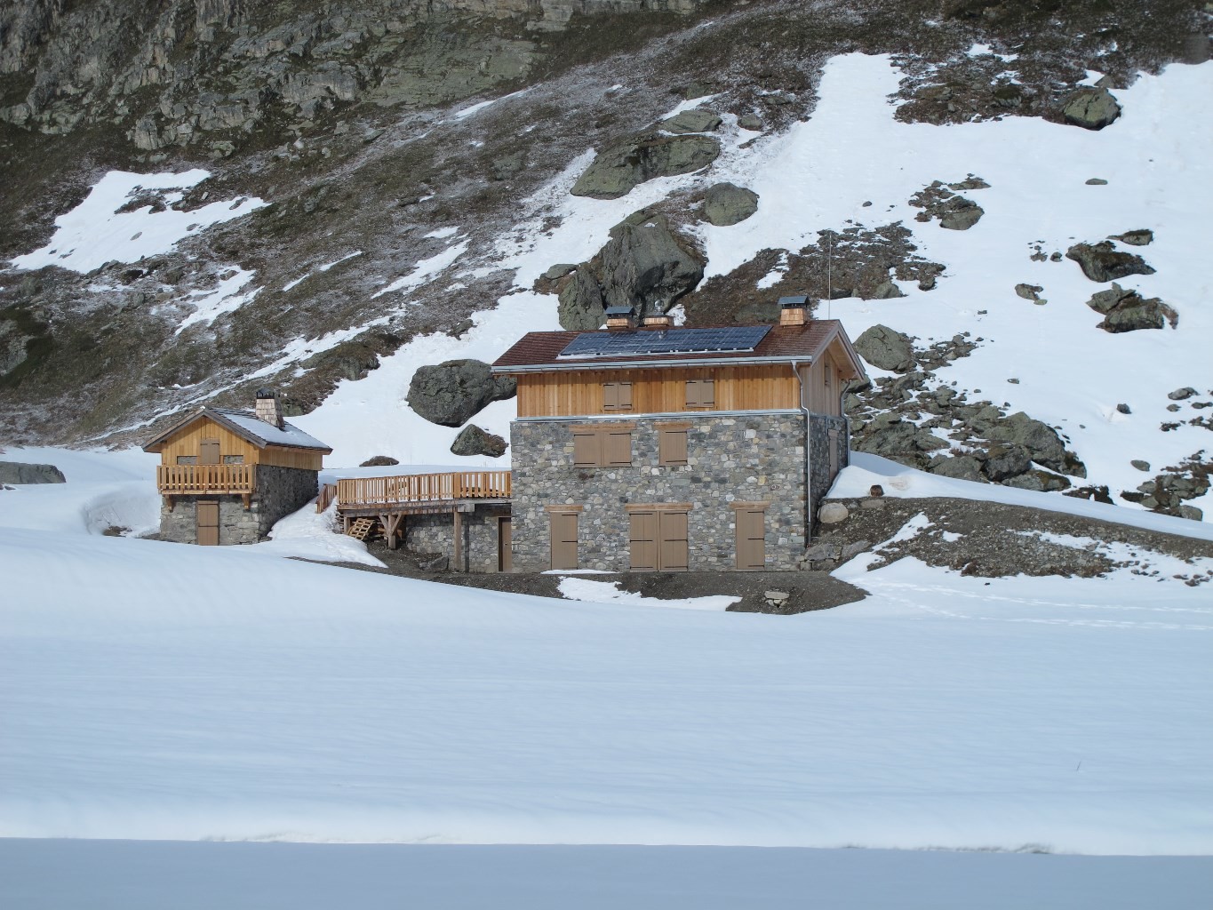 Superbe refuge du saut