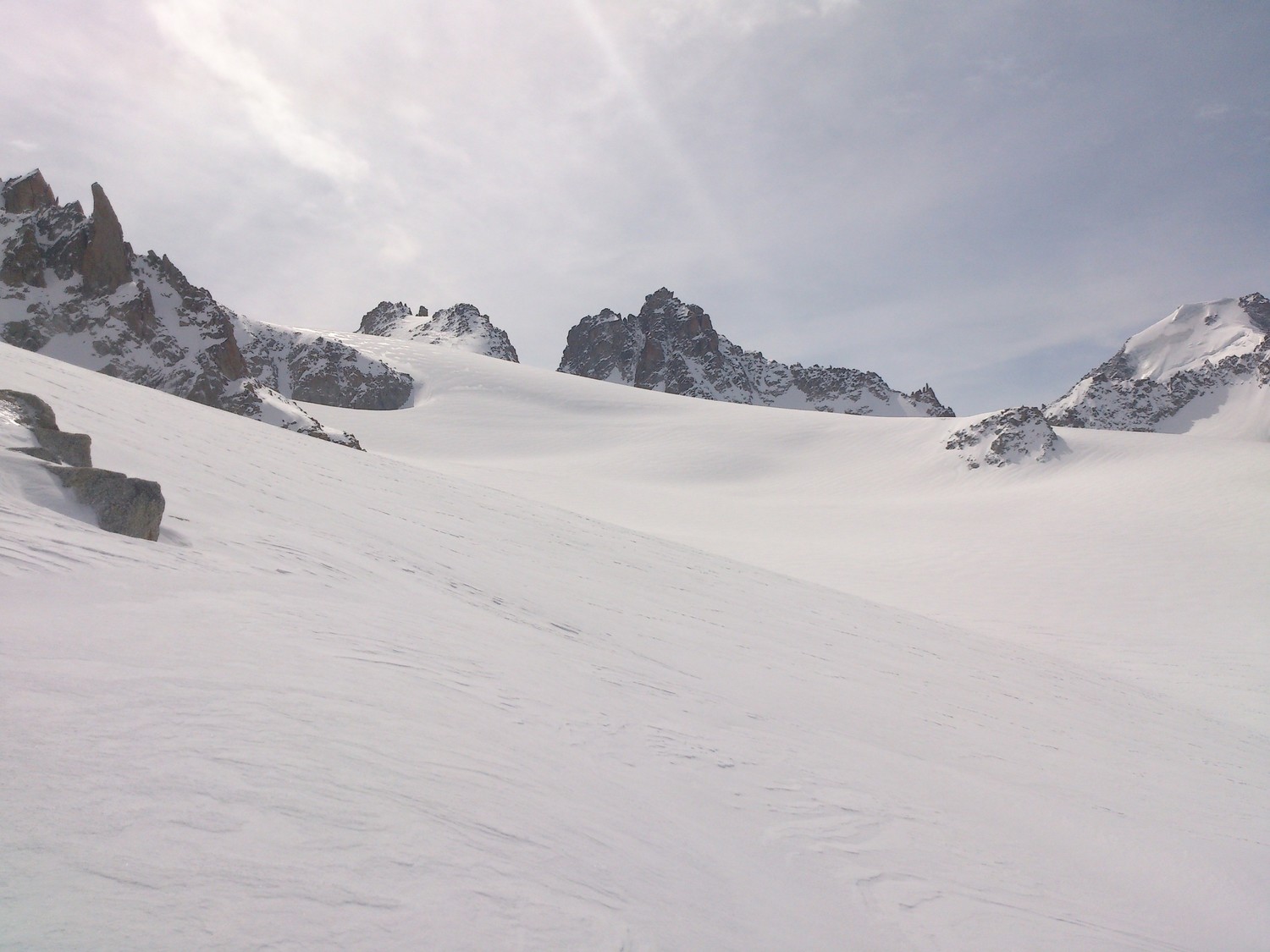 Petite et grande fourche par le col Blanc