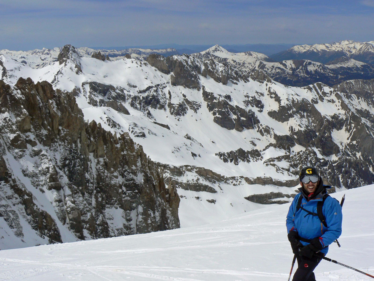joie de skier la Font Sancte
