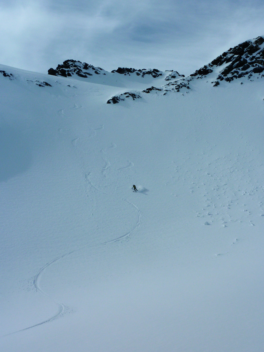 Pente sous la pointe du Coeur