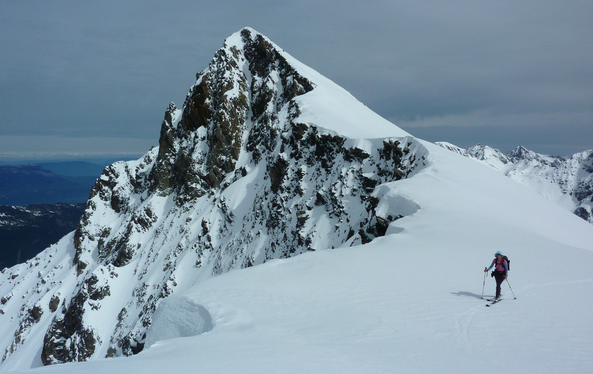 Rocher Badon depuis le Col du Rocher Blanc
