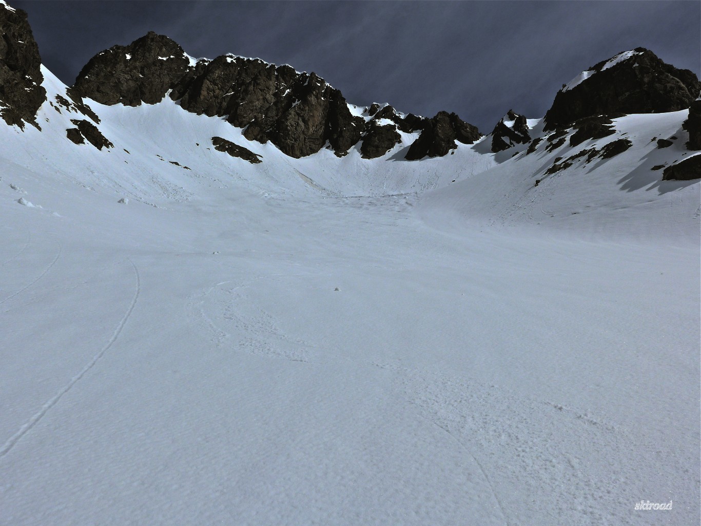 Descente de la brèche.