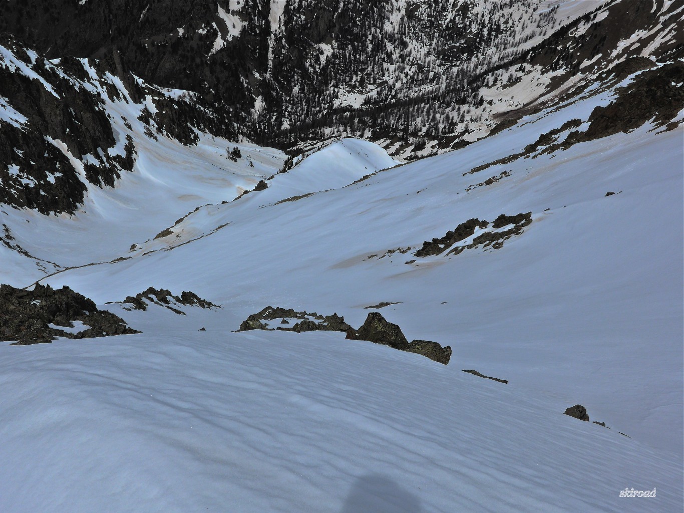 La descente.