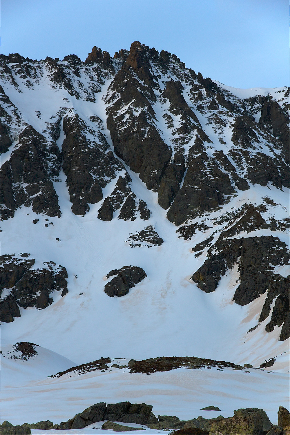Pic de la Portaneille couloir en S