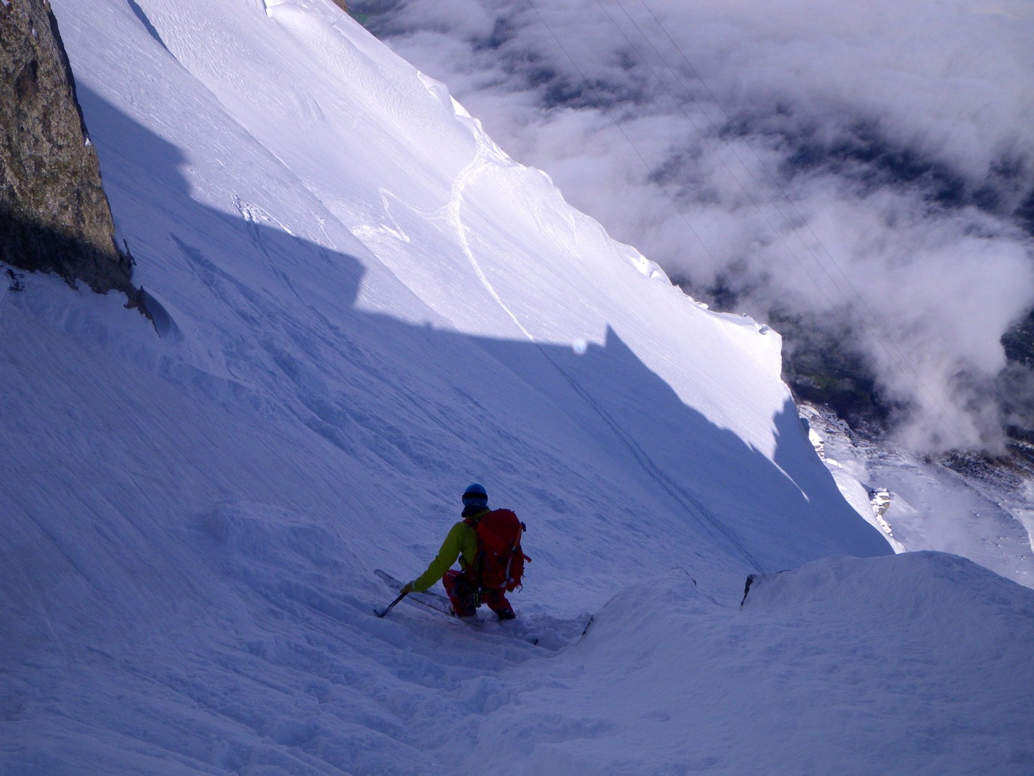 Empezando el descenso