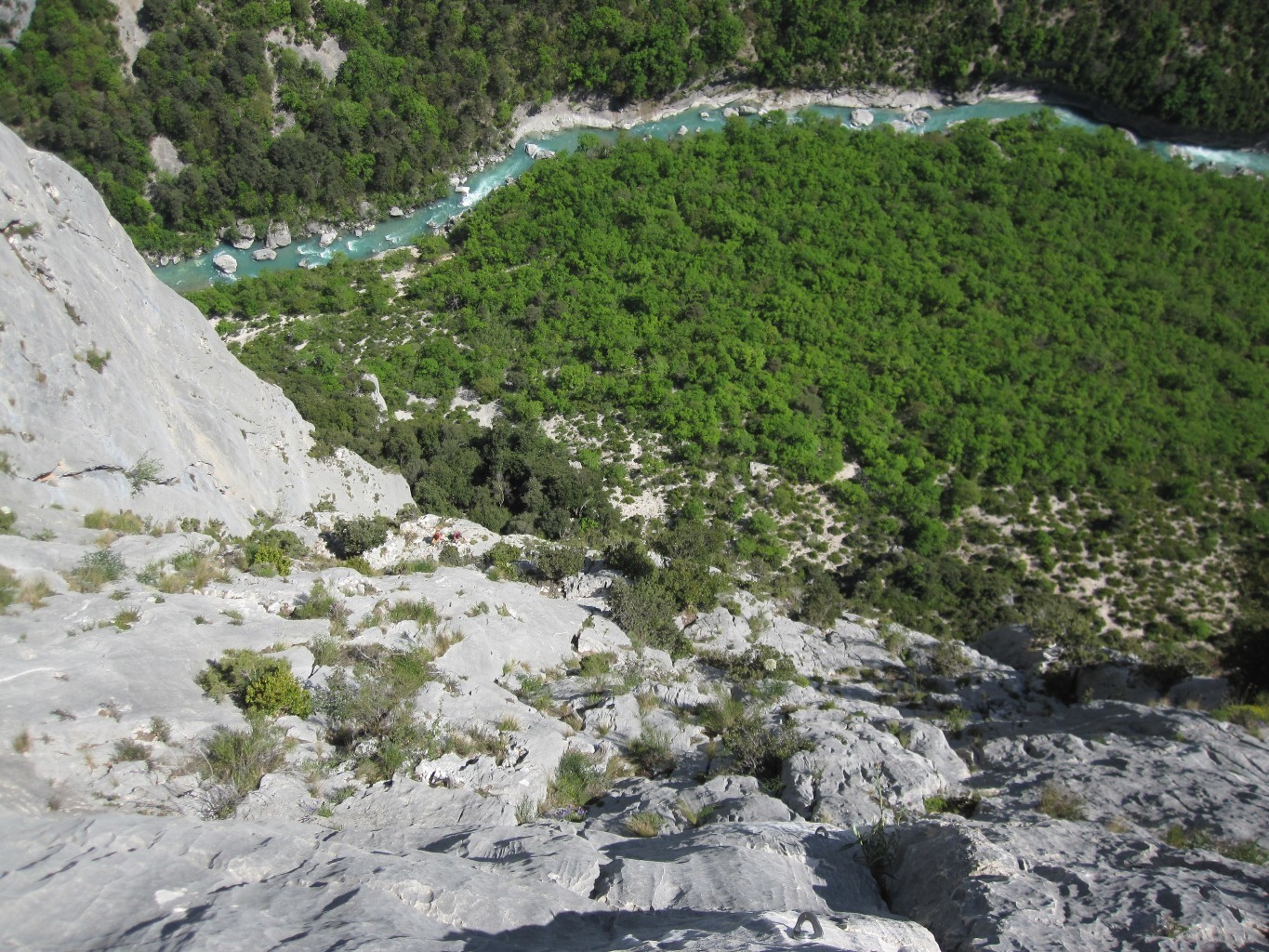 vue à l'arrivée