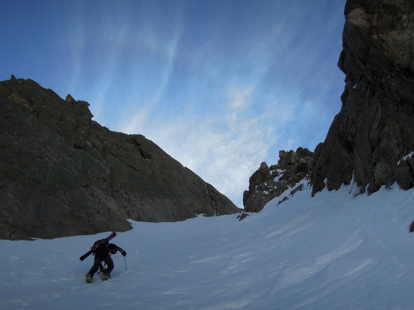 Partie haute du couloir