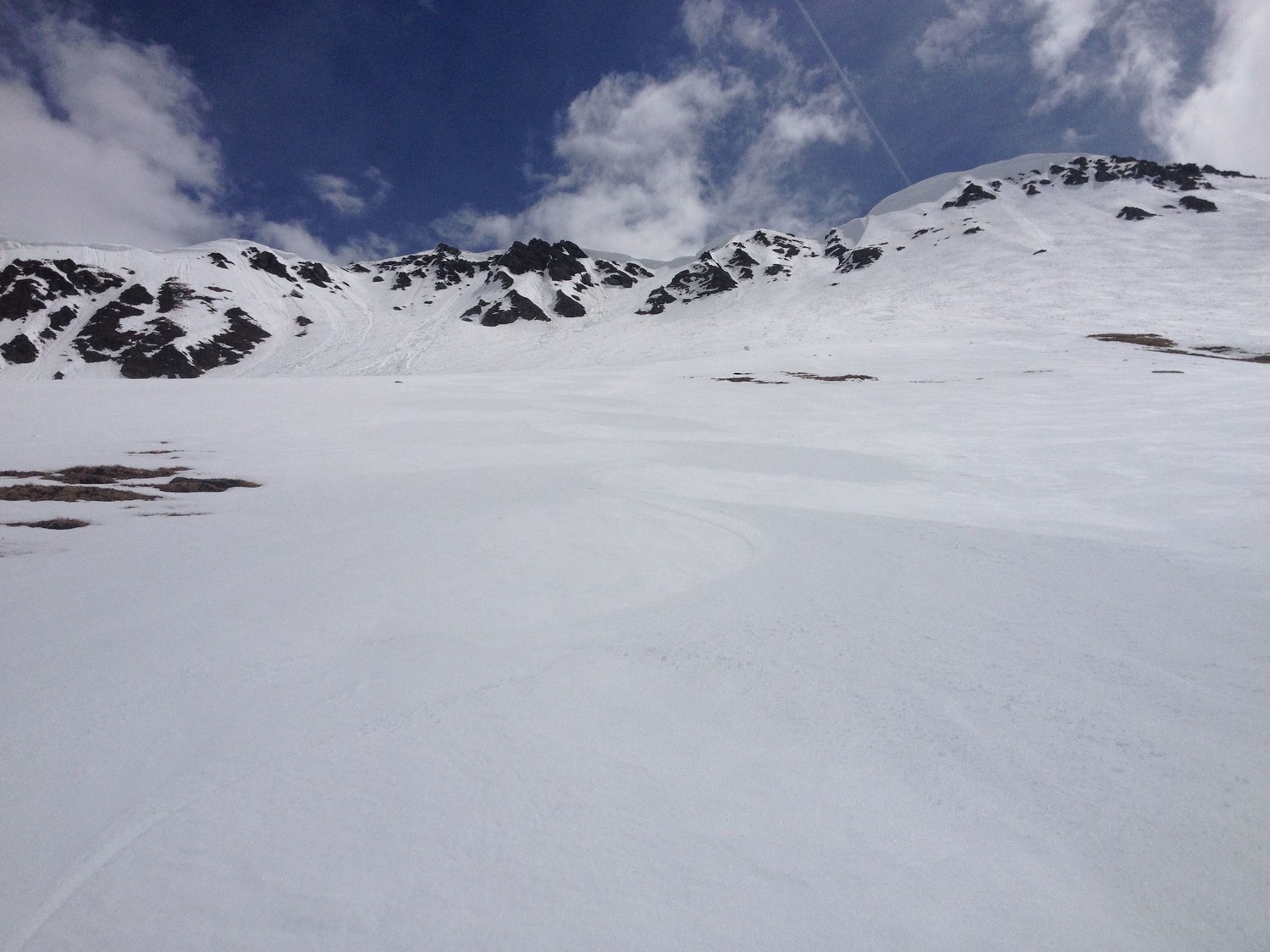Col sud de Menouve, moquette parfaite
