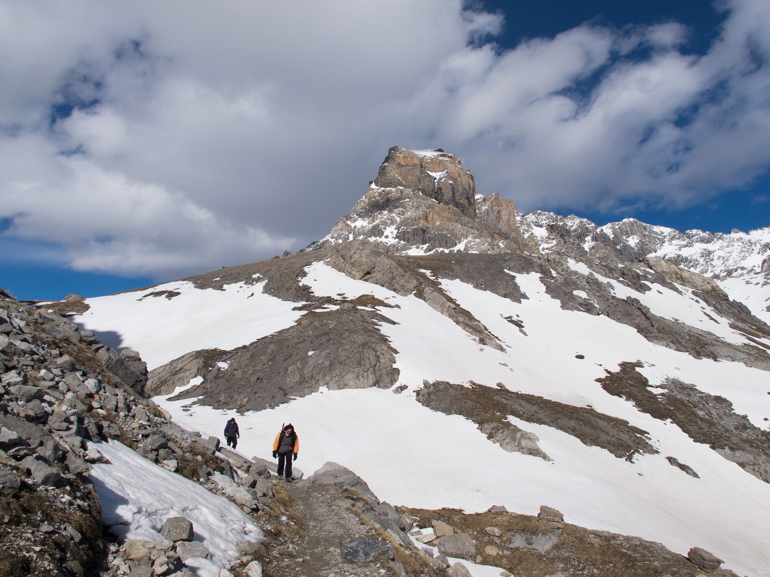Le Brec vu du sentier