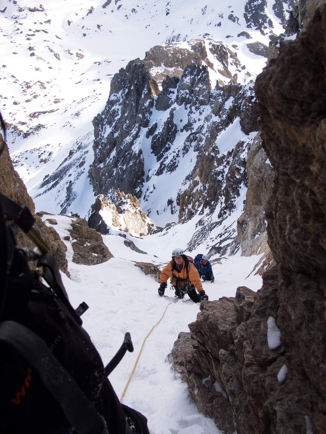 un passage de "mixte dans le haut du couloir