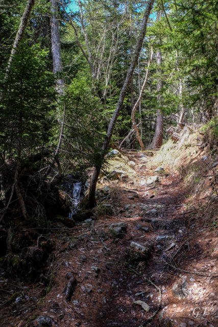 La montée vers Moosalp.