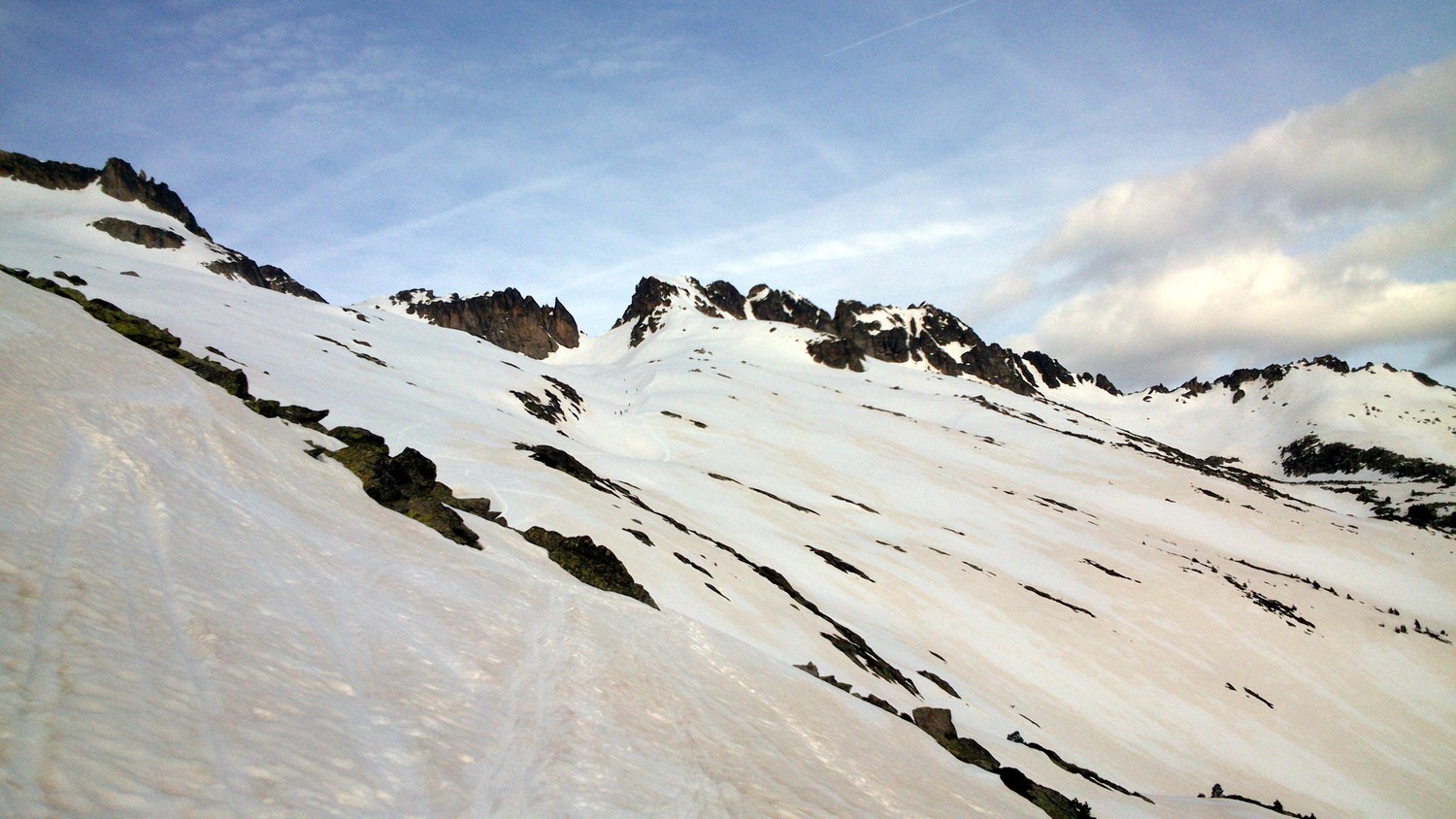 En direction de la brêche de chaussenque