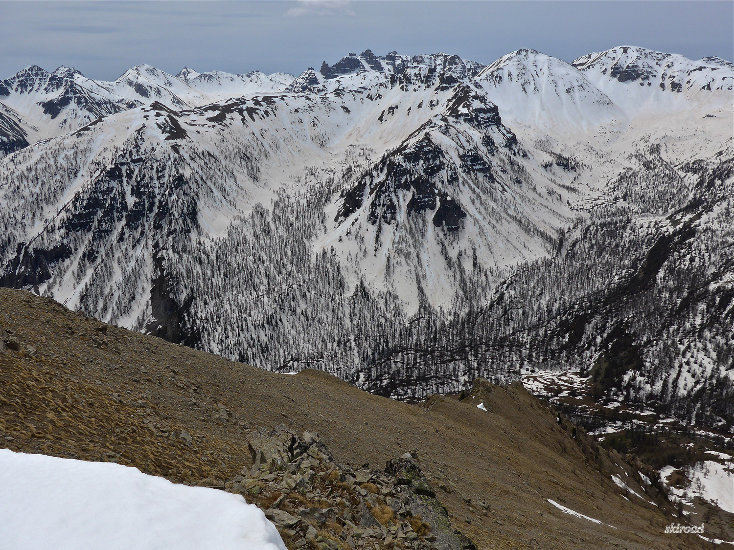 Vue vers la Cote de l'Ane.