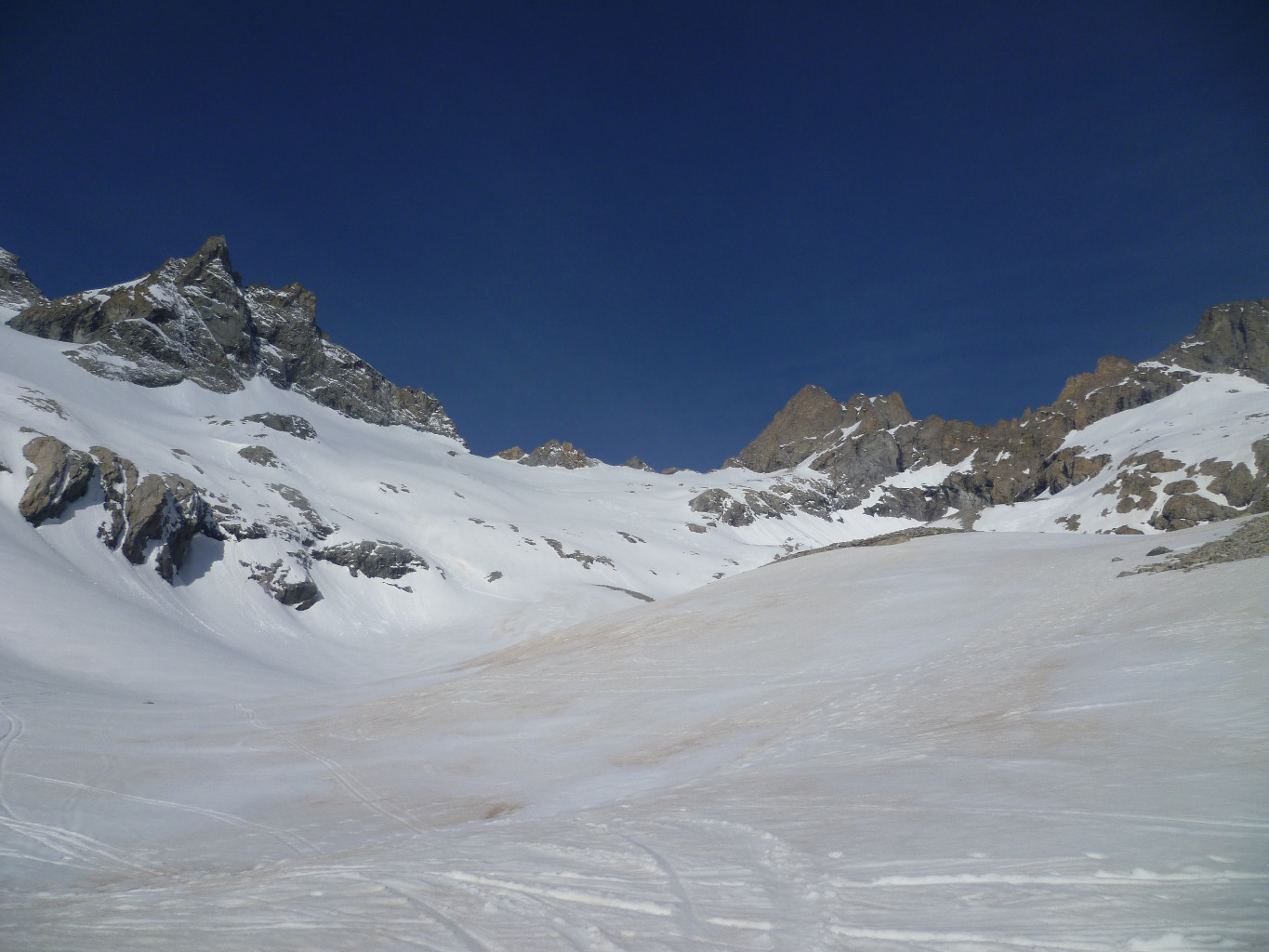 Col du Clot des Cavales au fond