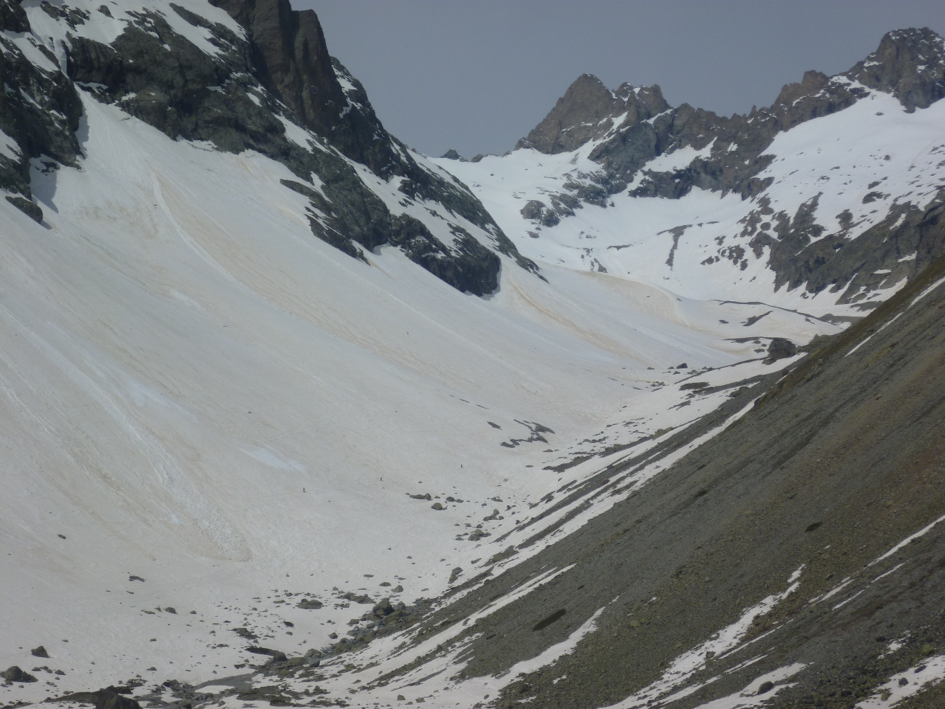Enneigement du bas du Vallon du Clot des Cavales