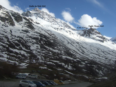 Ouille Mouta et Ouille du Midi depuis l'Ecot Ouille Mouta et Ouille du Midi depuis l'Ecot