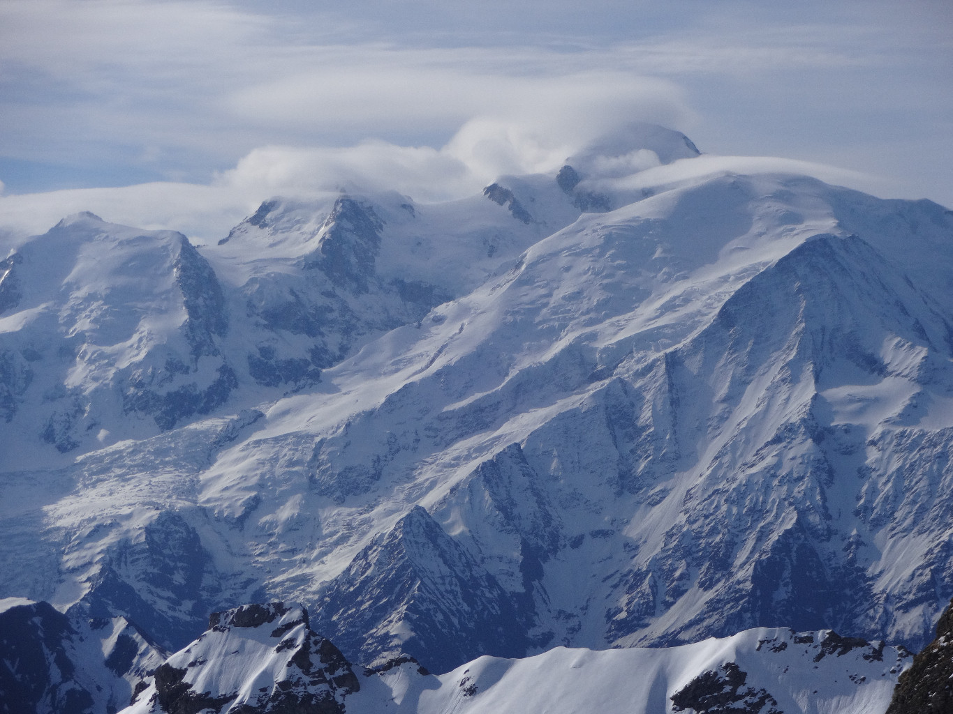reconnaissance de la voie pourle mont blanc