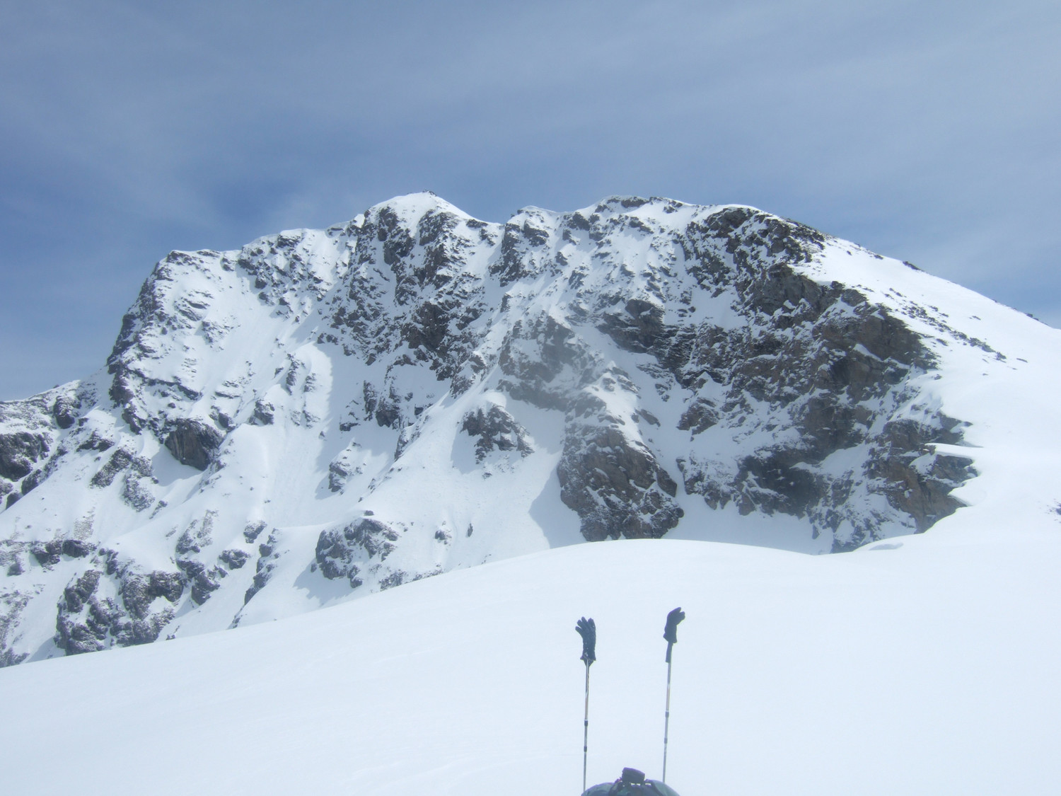 Côte 2733 et l'Ouille du Midi