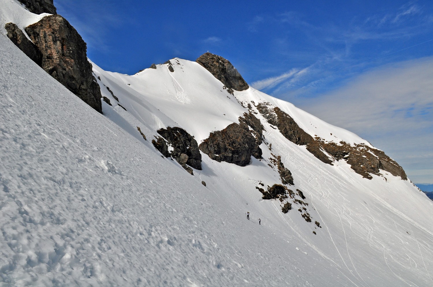les hauts forts depuis le creux de la neige
