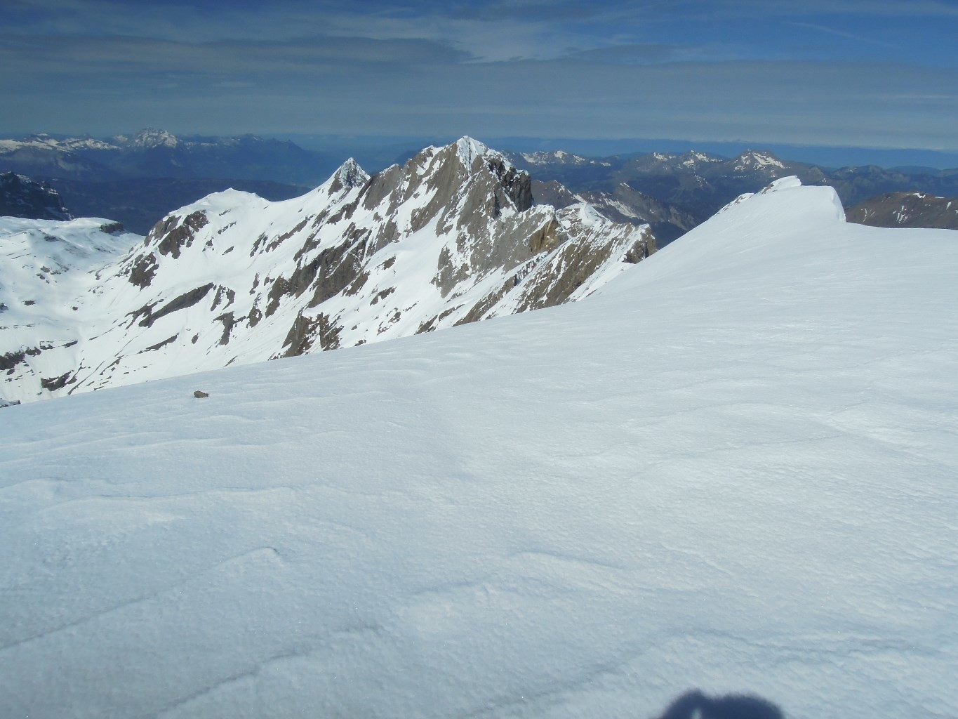 Les Dents Blanches depuis la Dent de Barme