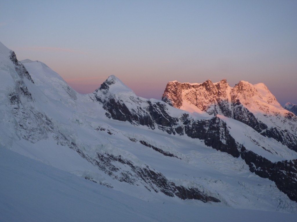 En montant vers la Dufour