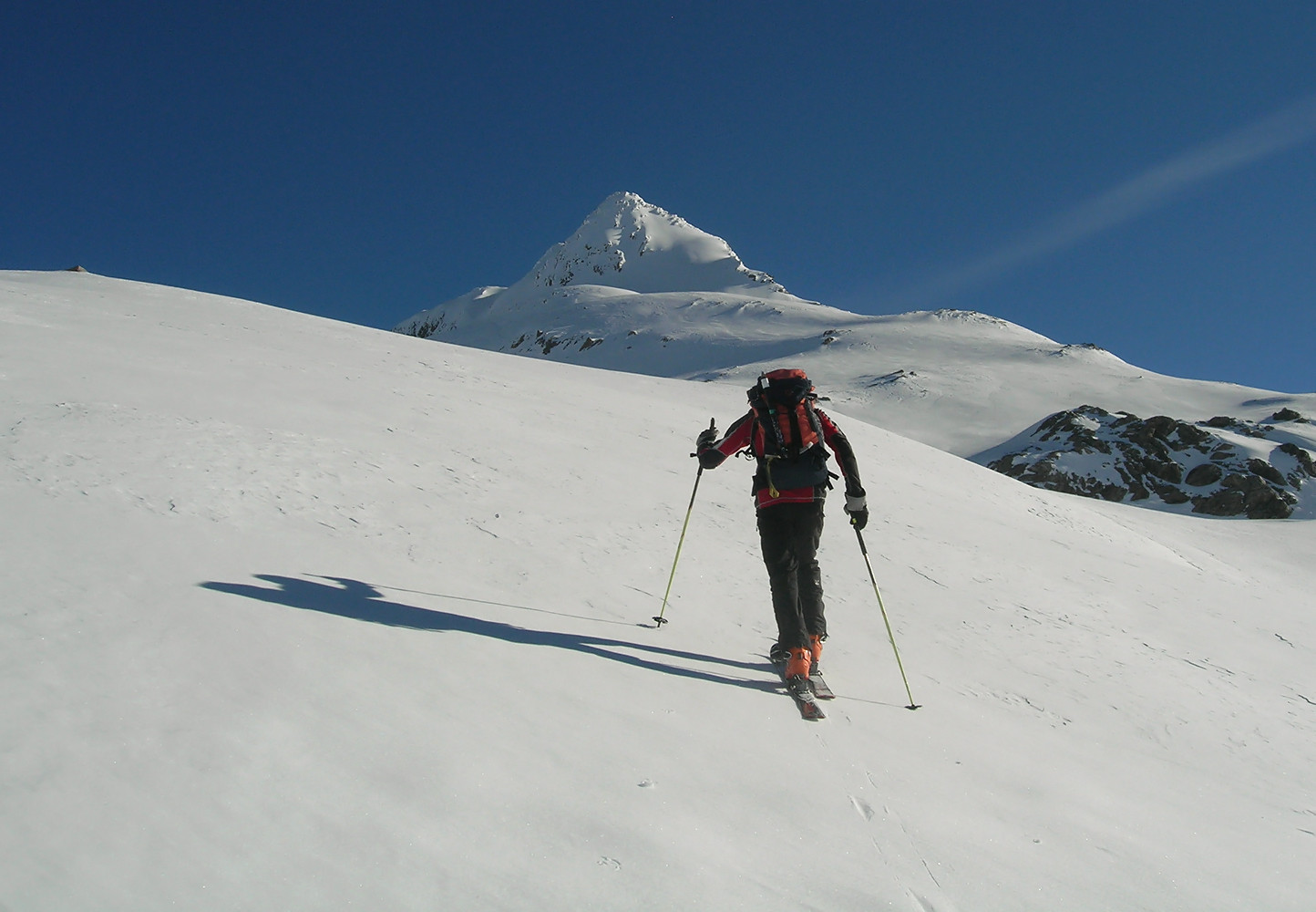 Piz Gaglianera; si punta decisamente alla vetta...