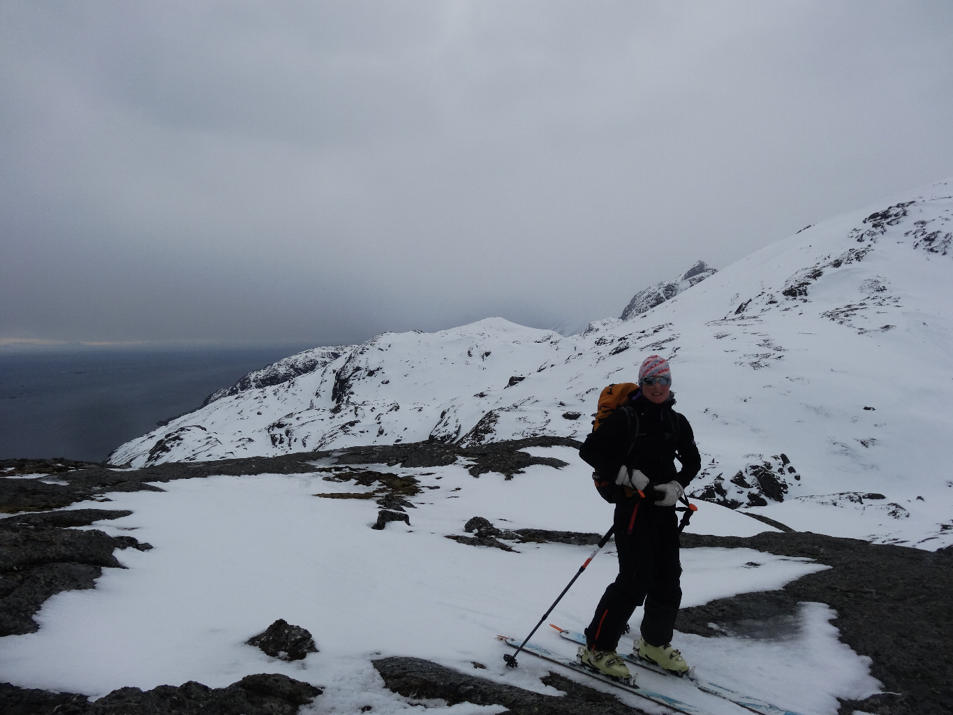 Vers 450m, vue sur le Store Klauva