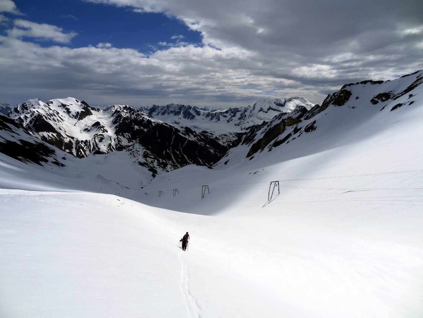 Il vecchio skilift vicino al rif. 3A