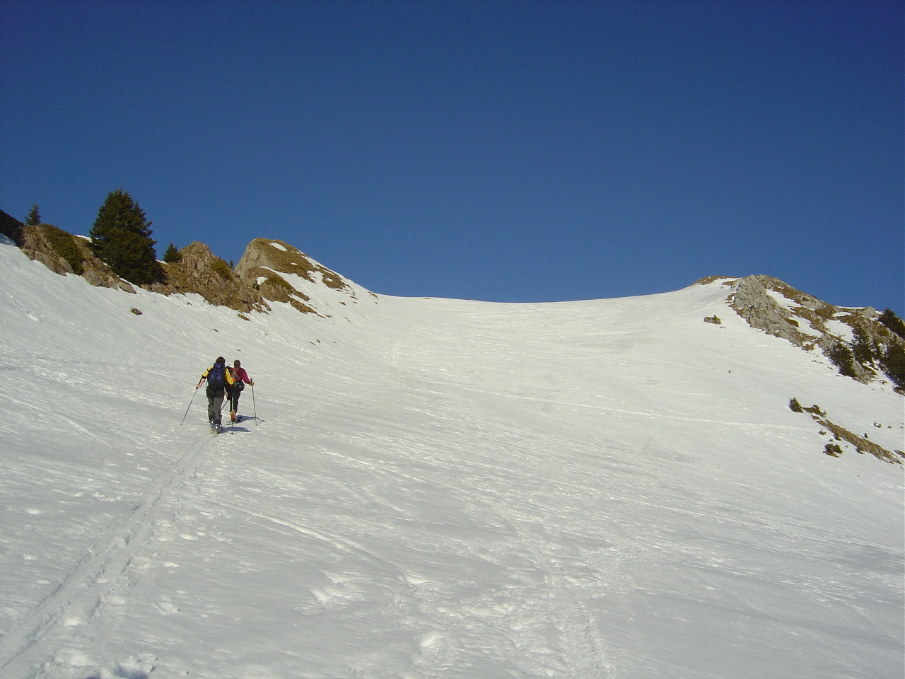 L'arrivée au sommet