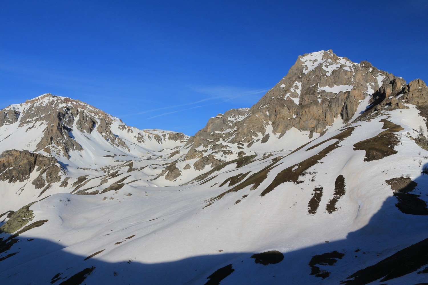 Tête des Lauzières, Col de Vallouise, et Rocher Bouchard