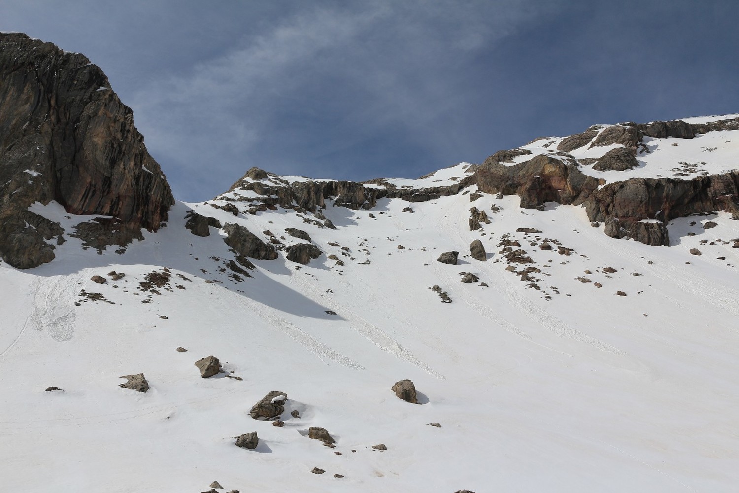 La section du parcours la plus raide