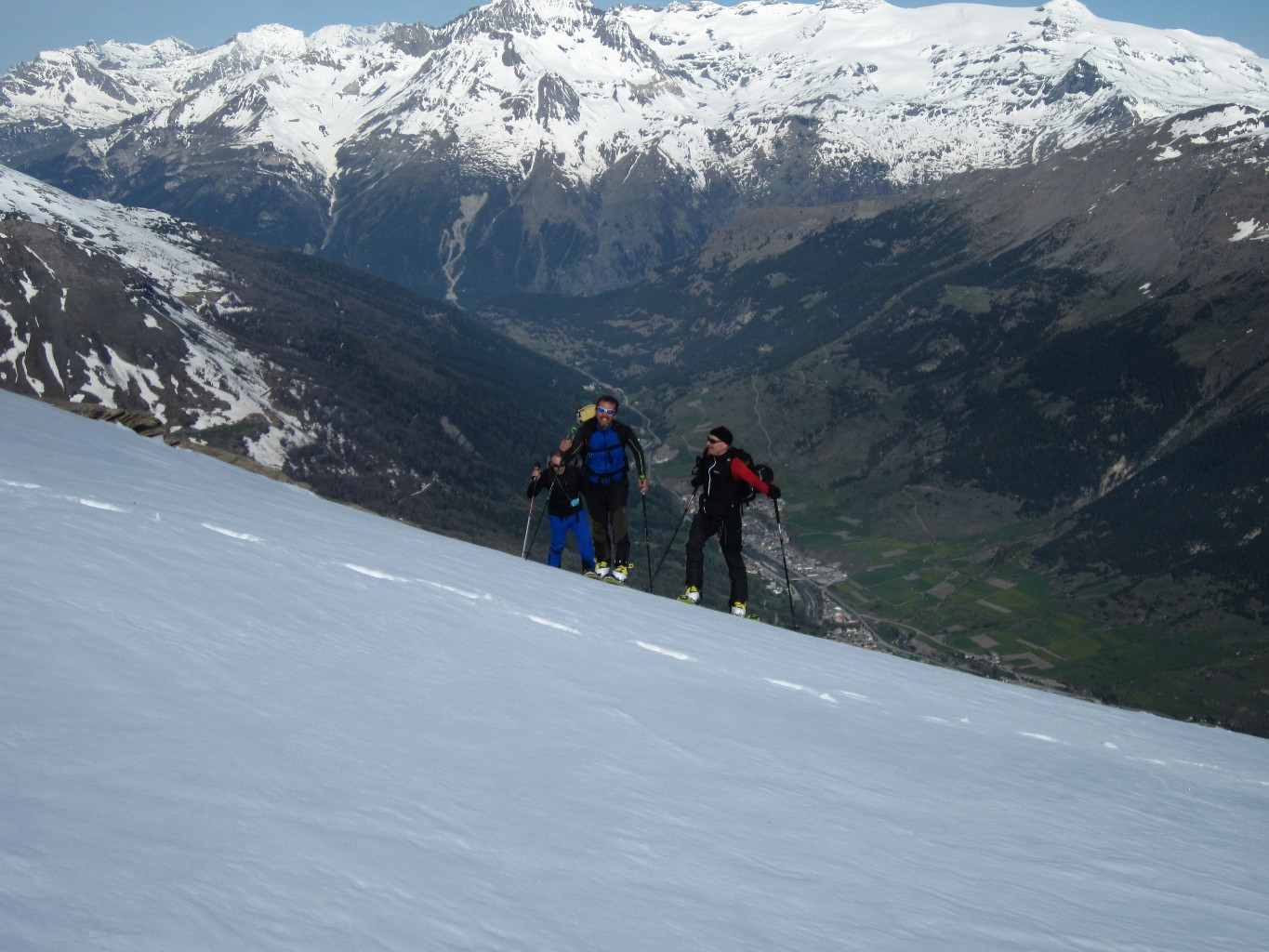 Mes copains avec la Maurienne en toile de fond