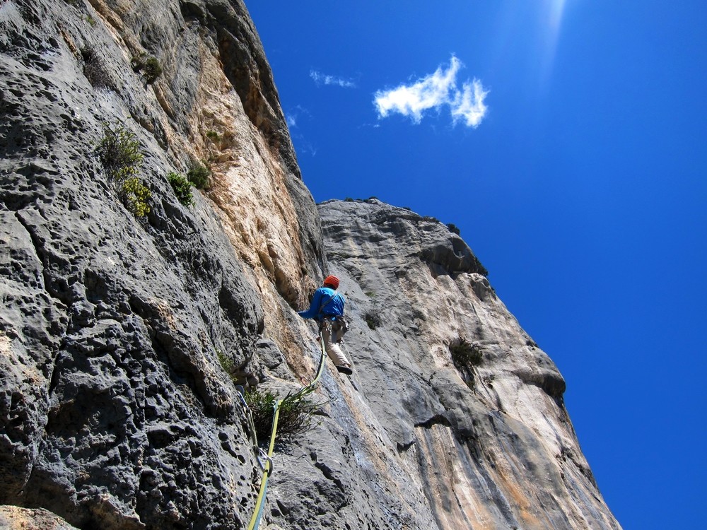 Bientôt le crux du 2ème 7a