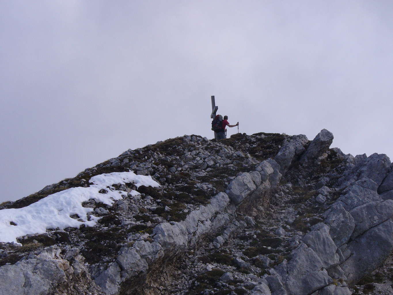 Arrivée au Mont Colombier