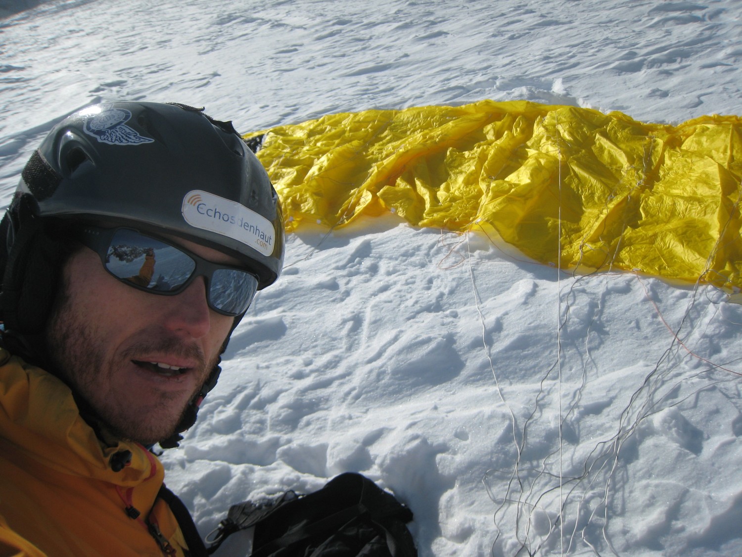 tentative de décollage vers 3700 m