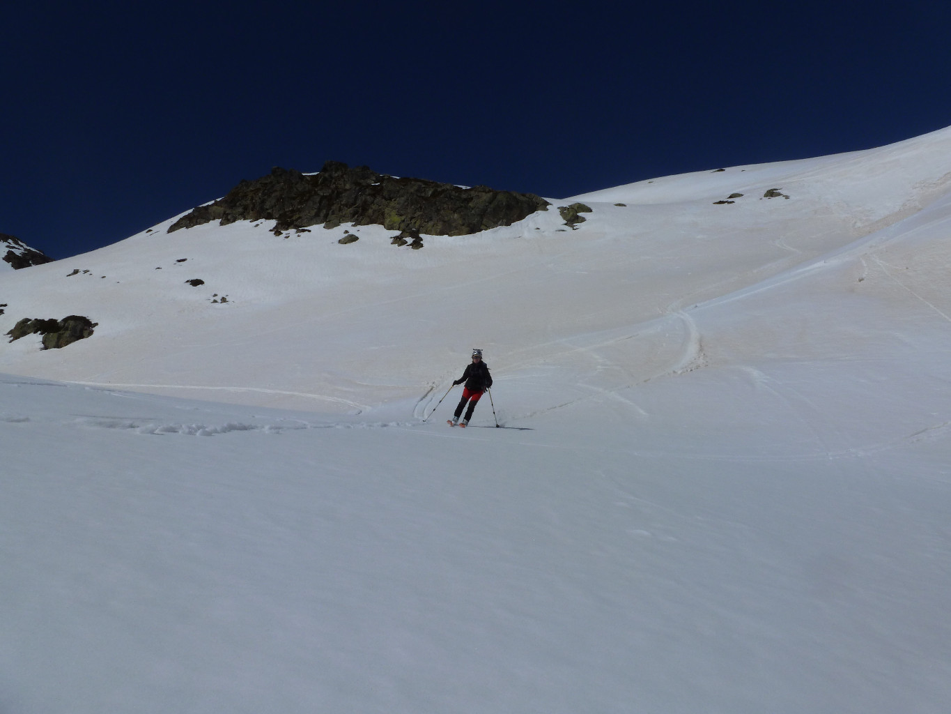 descente du pic ombière