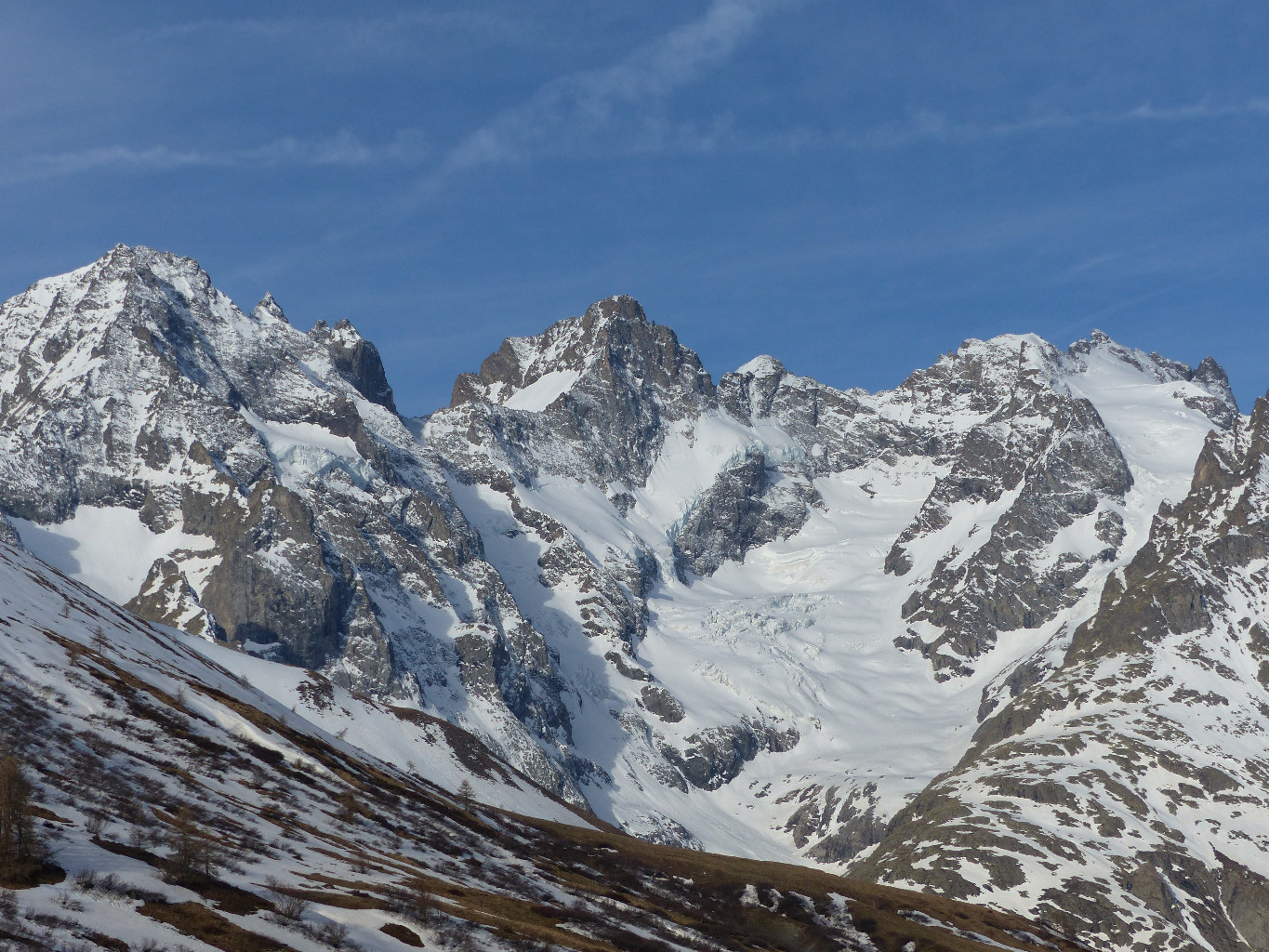 la reine meije depuis le lautaret