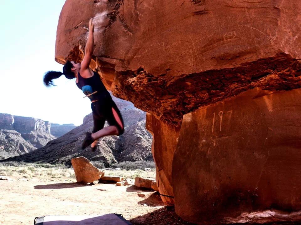 Bloc dans le desert de Moab et Utah