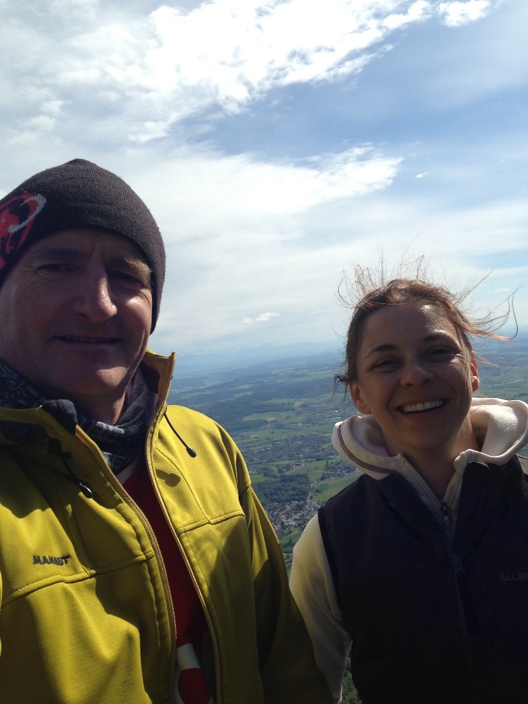 notre cordée en haut