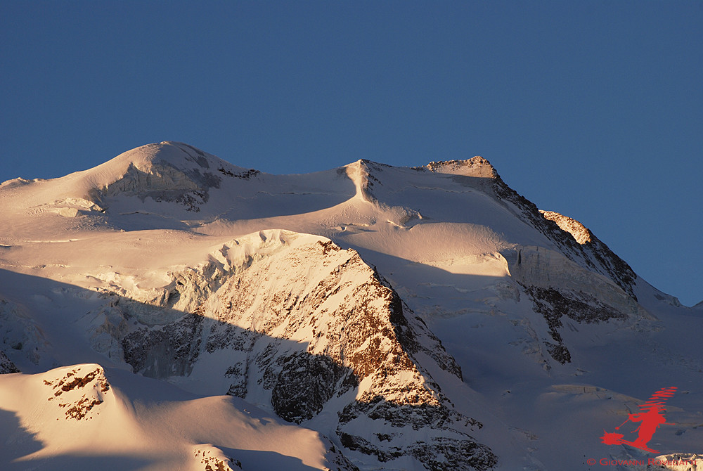 Il Pizzo Bellavista 3922m versante N da Morteratsch