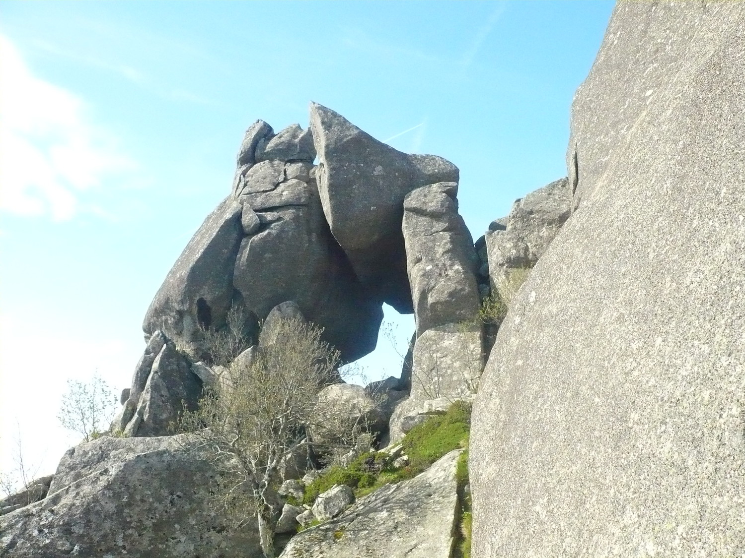 bloc sur l'arête sud