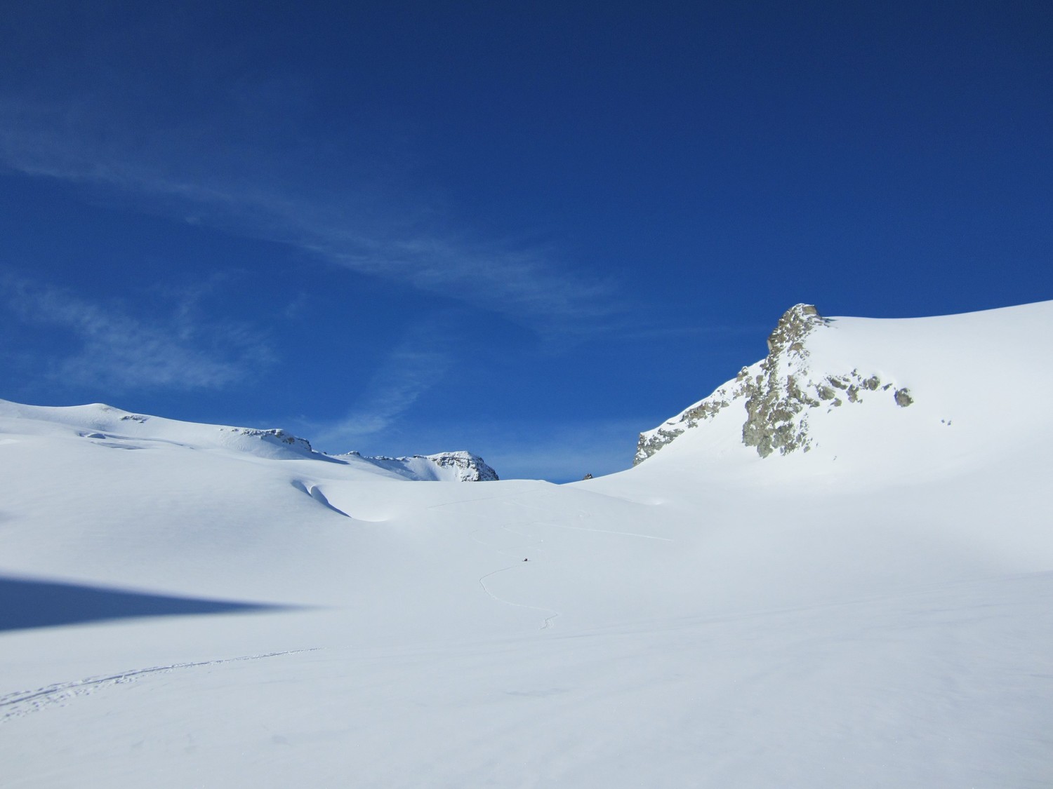 descente vers le col de Charmontane