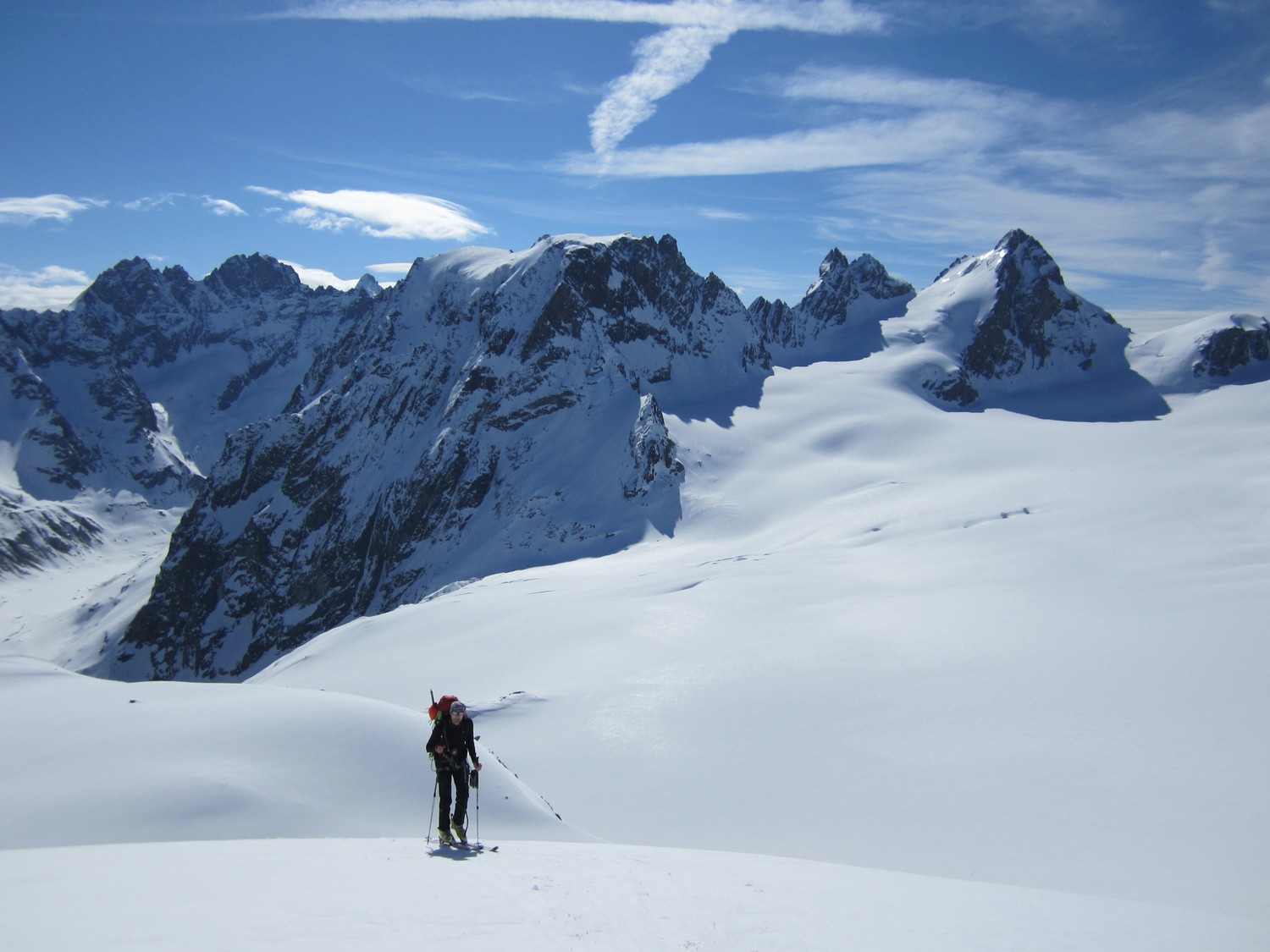 En route pour le Pigne d'Arolla
