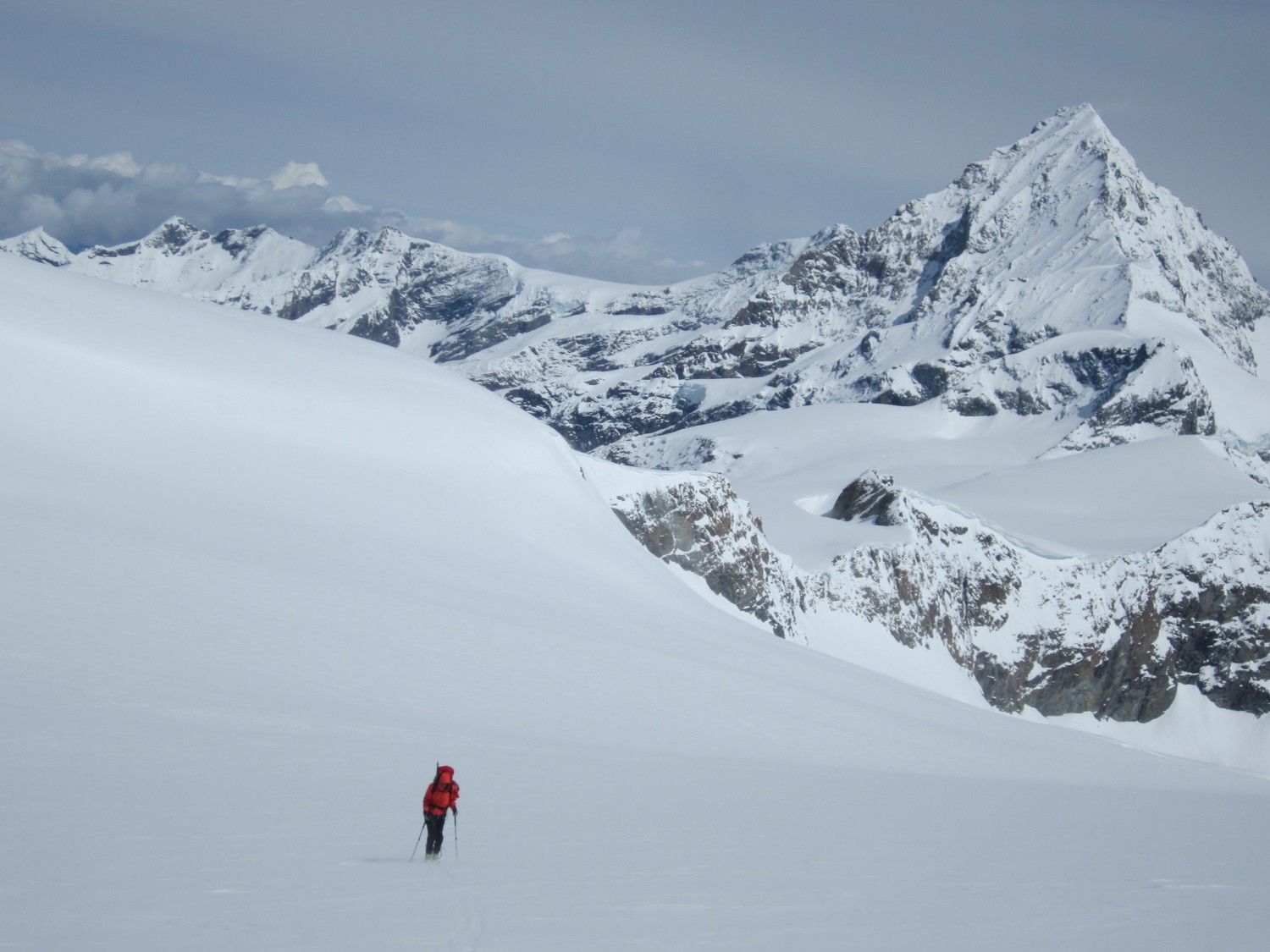 Montée vers la tête de Valpeline