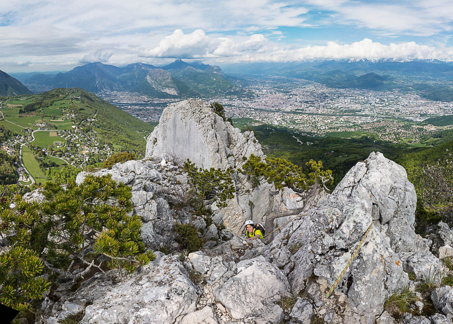 La vue au sommet