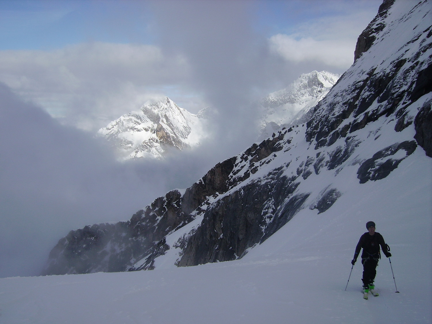 Sur le glacier