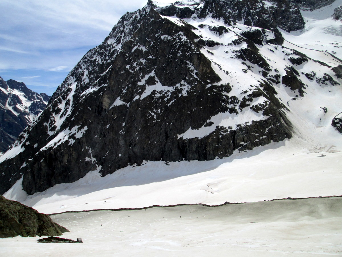 Moraine du glacier Noir