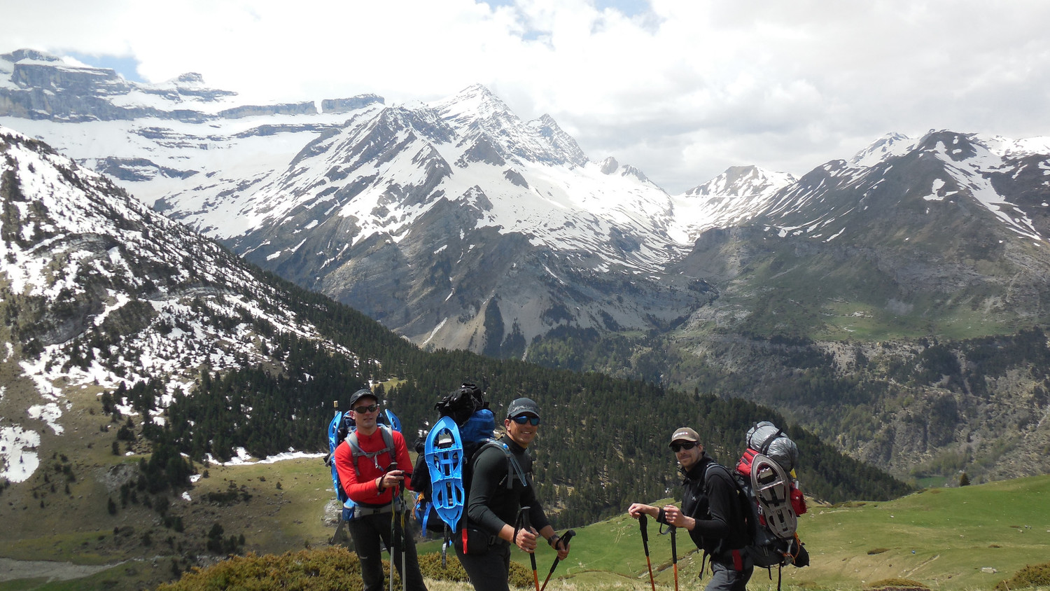 Aprés le refuge des Espuguettes avec la vue sur la brèche