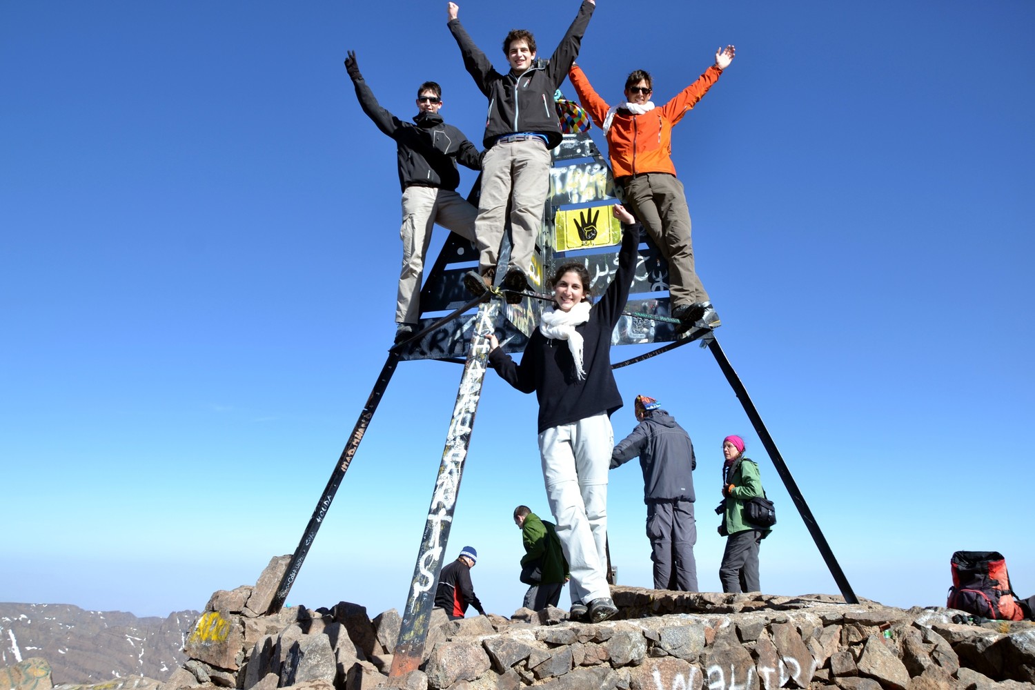 Heureux à 4167 m et des poussières !