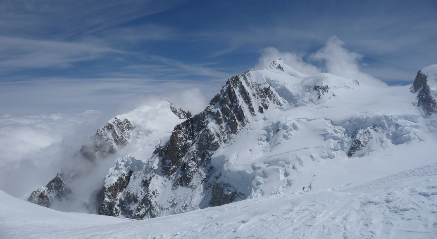 J2 - Mont Blanc du Tacul, Mont Maudit et Col de la Brenva